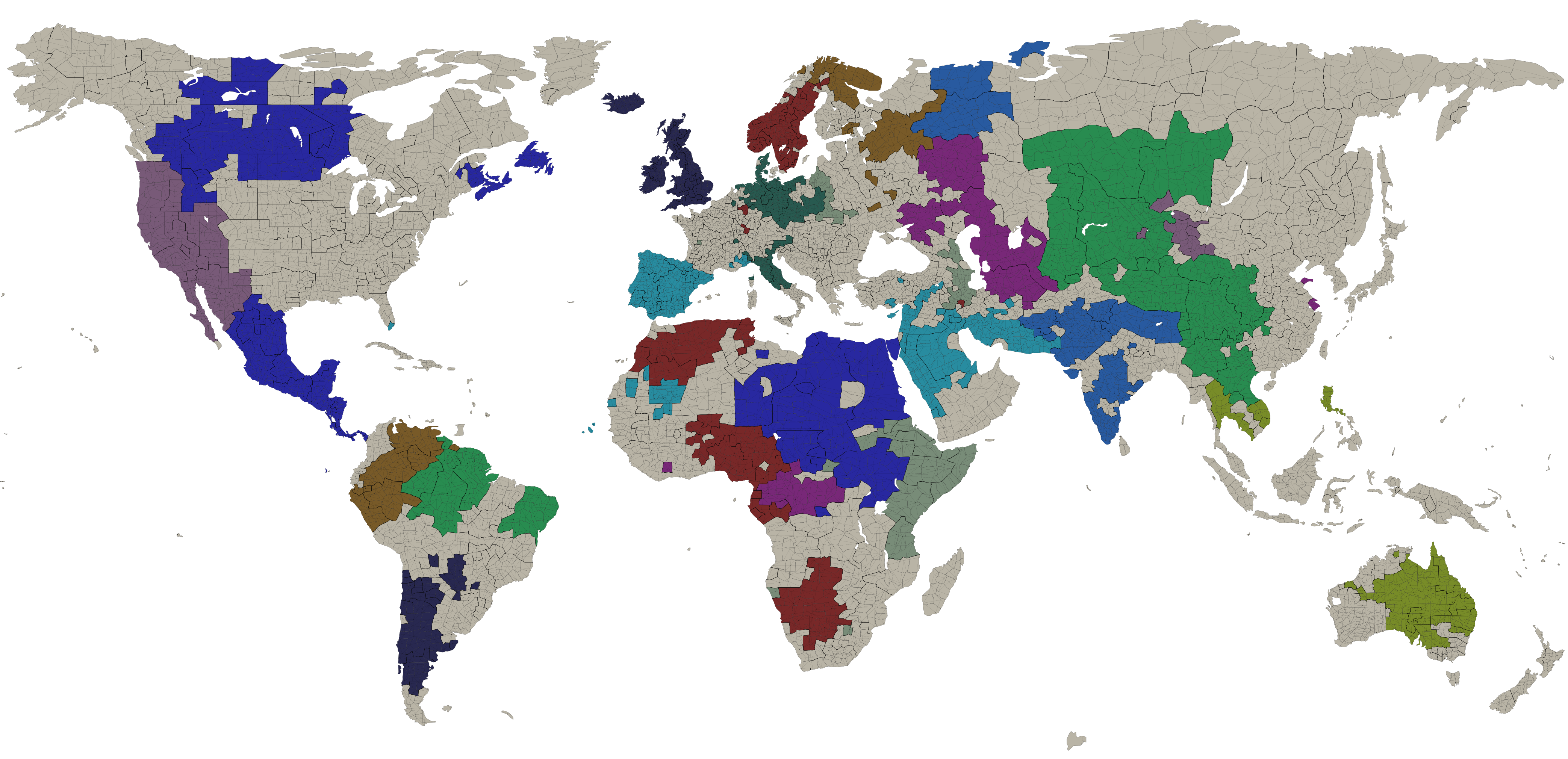 Output mapinfo countries