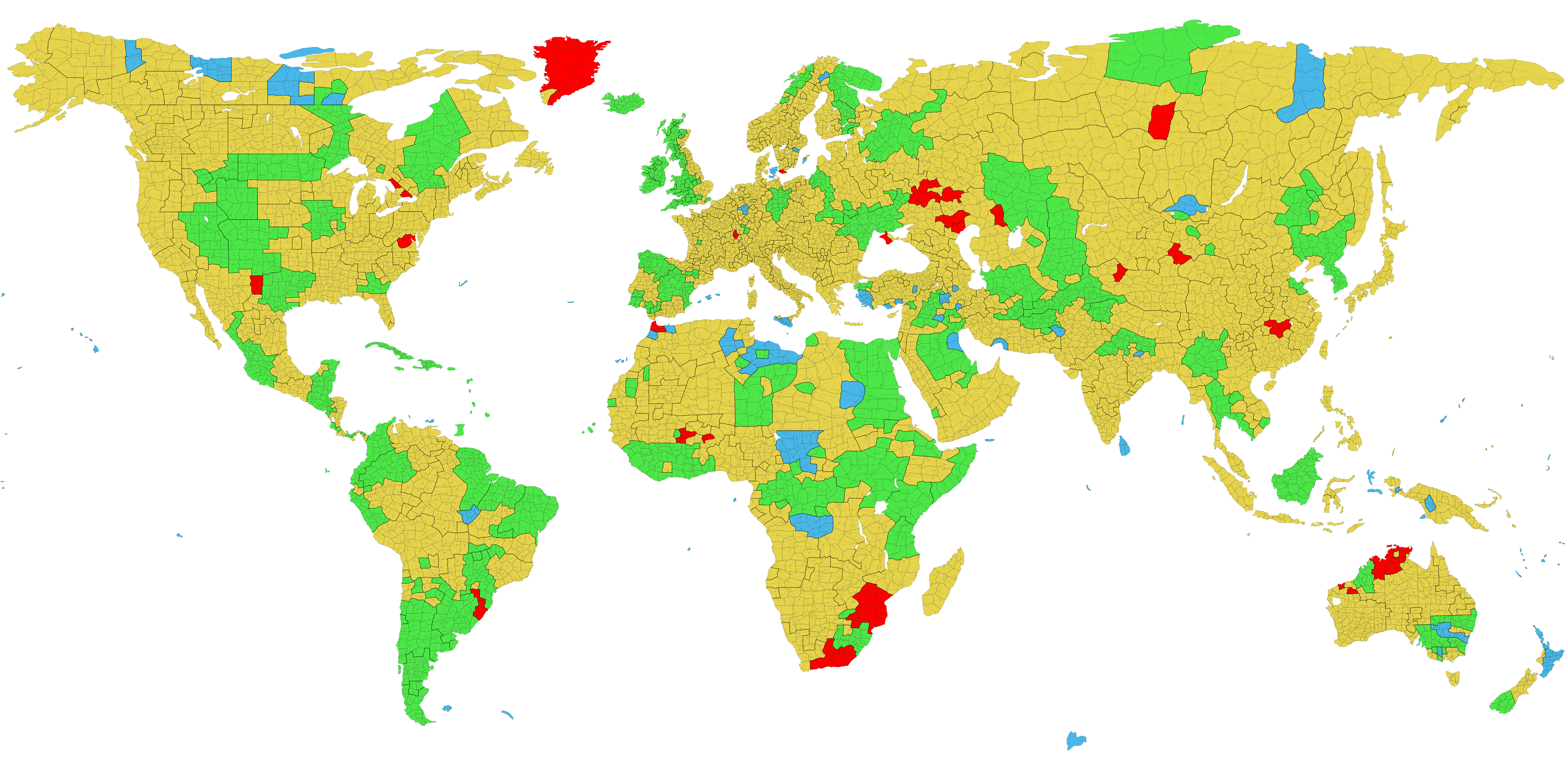 Output mapinfo countries